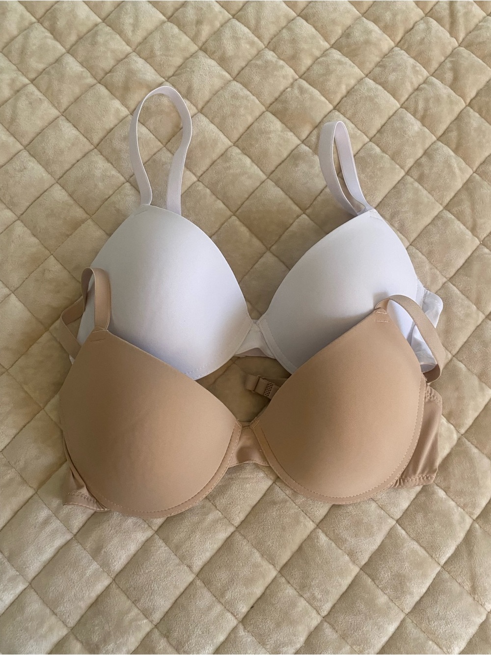 Everyday T-Shirt Bra Duo - White & Nude